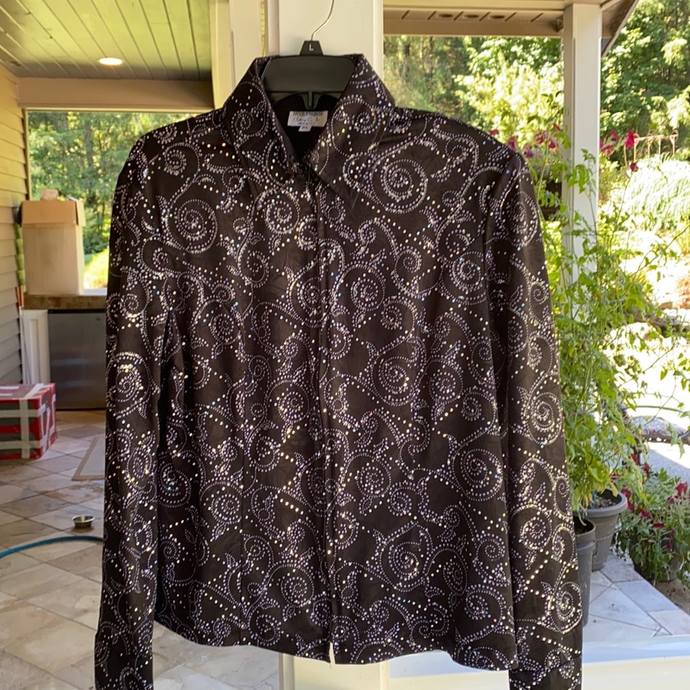 Hobby Horse Black & Silver Western Shirt